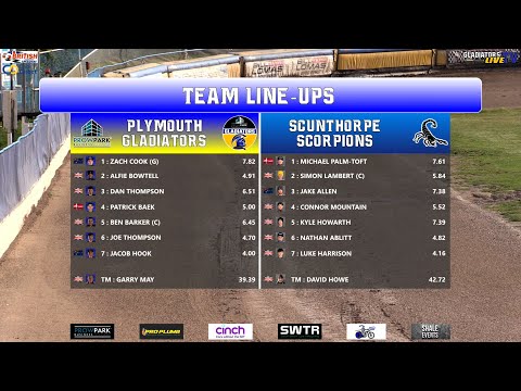 Plymouth 'Gladiators' vs Scunthorpe 'Scorpions' | Championship | 03/08/2024 | Gladiators TV