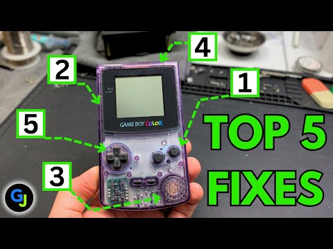 Top 5 Game Boy Color Problems (and How to Fix Them)