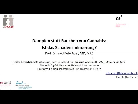 Dampfen statt Rauchen von Cannabis: Ist das Schadensminderung?
