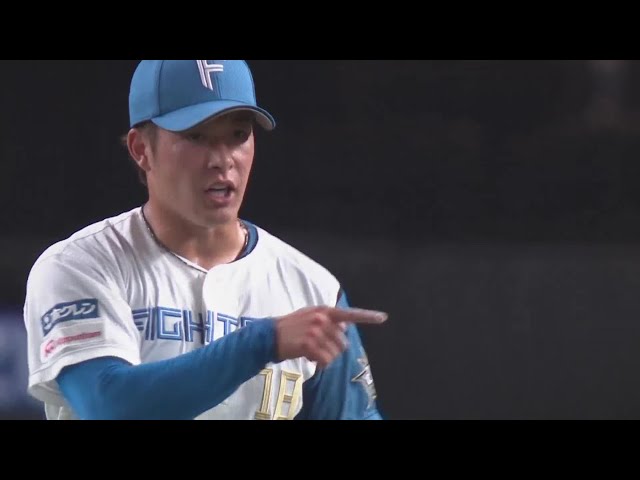【8回裏】今季初登板!! ファイターズ・吉田輝星 2者連続三振を含む3者凡退の好投!! 2023年8月25日 埼玉西武ライオンズ 対 北海道日本ハムファイターズ
