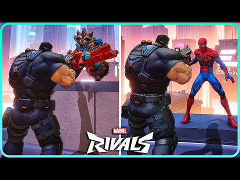 All The Punisher Unique Interactions & Hero Specific Eliminations Marvel Rivals