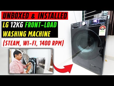 Thumbnail for LG 12kg Front-Load Washing Machine, FHP1412Z5O - Unboxing, Installation