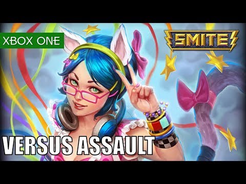 SMITE Xbox One Gameplay Assault Versus as Bastet - Jumping for joy