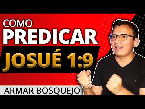 How to Preach from Joshua 1:9 🔥📖 Learn how to prepare a sermon and create an outline