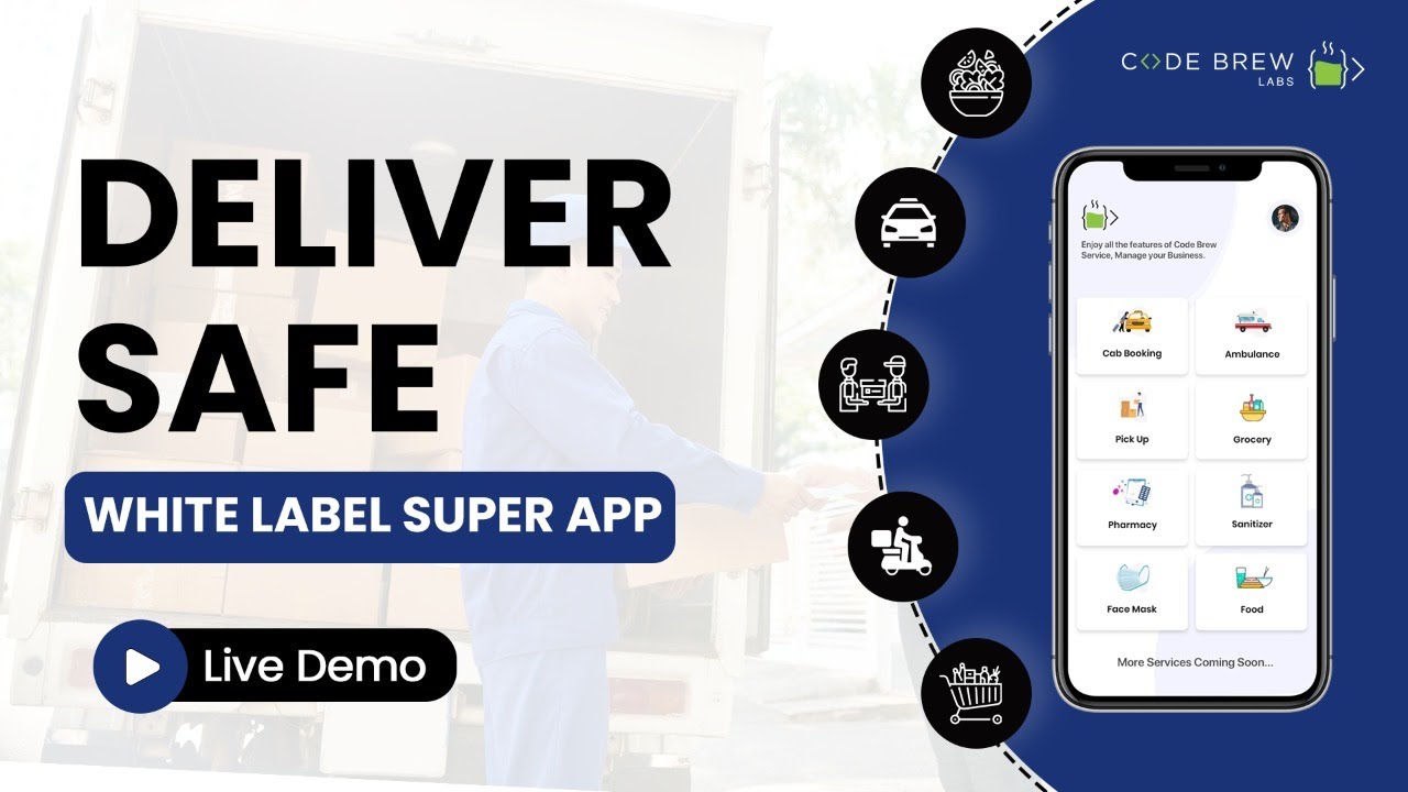 Get Your Multi-Service App With Deliver Safe | Gopuff Clone | Dunzo Clone App | Live Demo
