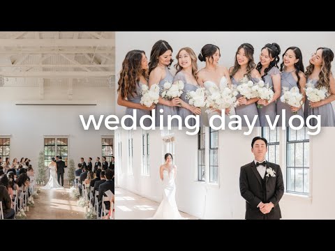 WEDDING DAY VLOG (unedited, behind the scenes footage of our wedding day)