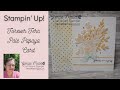 Forever Fern - Using Pale Papaya and a Custom Envelope