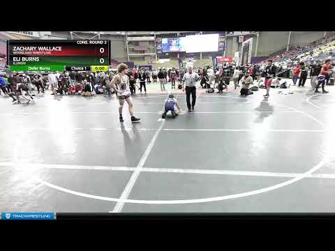 152 Lbs Cons. Round 2 - Zachary Wallace, Woodland Wrestling Vs Eli Burns, Illinois 4abf