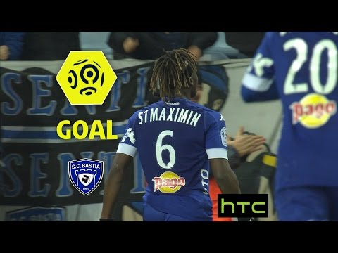 Goal Allan SAINT-MAXIMIN (26') / SC Bastia - SM Caen (1-1)/ 2016-17