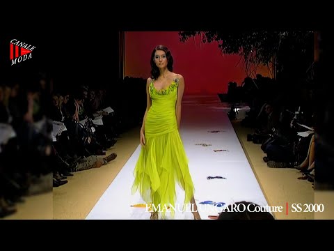 EMANUEL UNGARO Spring 2000 Couture Paris Highlights - Canale Moda