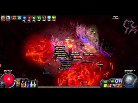Path of Exile : 2.2 infractem ranger build double boss fight "pity"