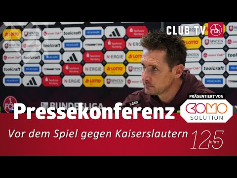 RE-LIVE: Die PK mit Miro Klose vor dem Spiel gegen Kaiserslautern