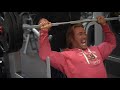 315 Behind The Neck Shoulder Press Full Workout