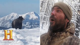 Alone: Clay Tracks Down a Massive Grizzly Bear (Season 8) | History
