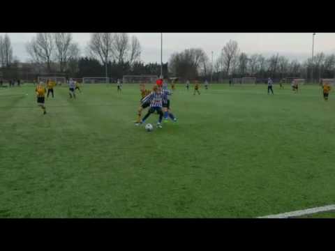 Rijnsburgse Boys JO13-4 - Quick Boys JO13-6