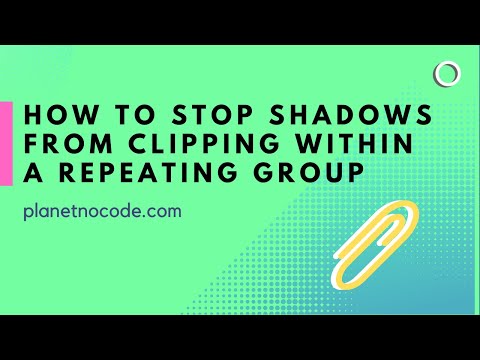 How to stop shadows from clipping within a repeating group thumbnail