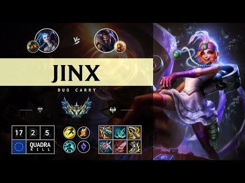 Jinx ADC vs Draven - EUW Challenger Patch 14.12