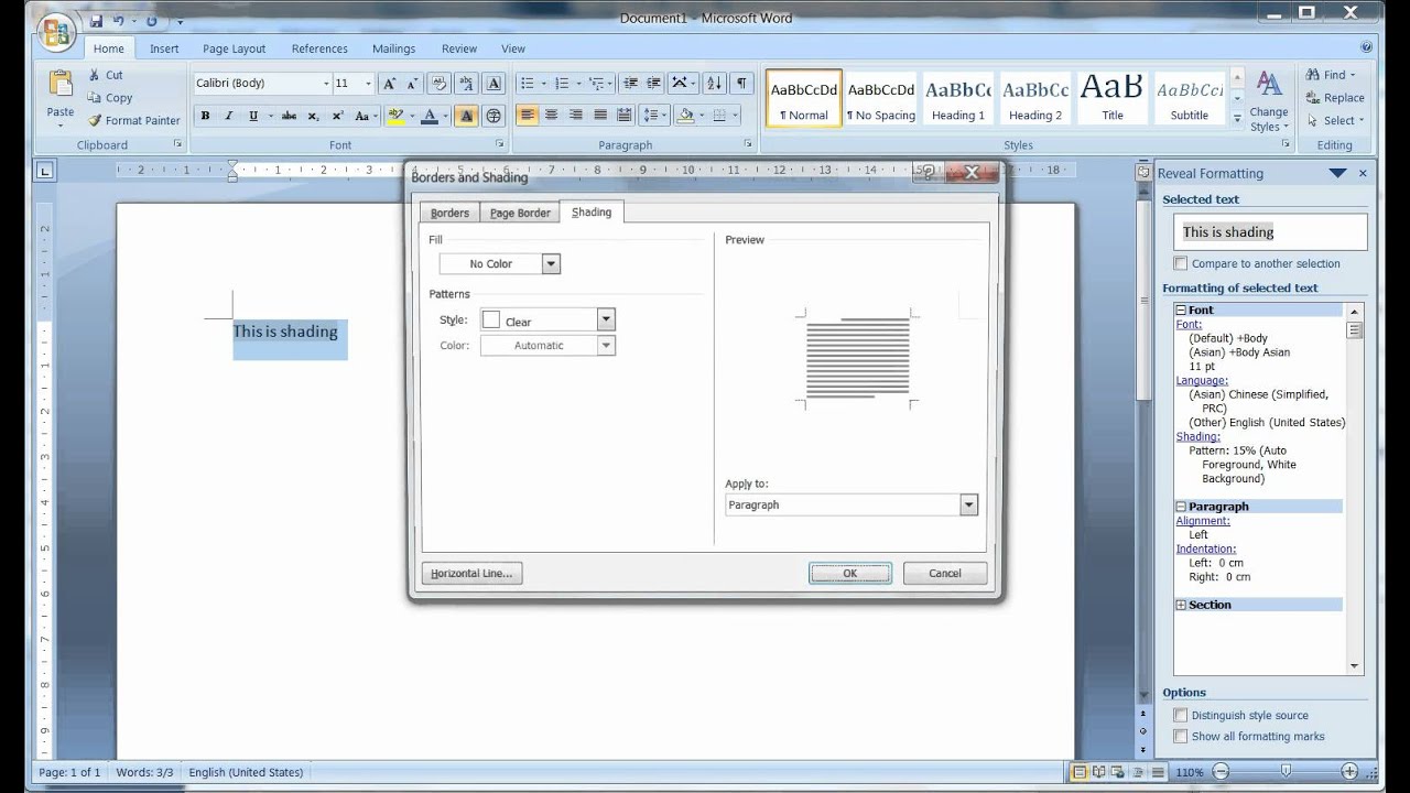 How to remove the gray background from Microsoft Word
