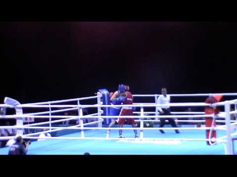 Conrad Cummings (IRE) v's Esquiva Florentino (BRA) Semi-Final London Olympic Test-Event 2012
