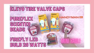 HANDYMAN MINI HAUL ELEVO TIRE VALVE CAPS FIREFLY LED BULB 20 WATTS AT PUREFLEX SCENTED BEADS B1 T1