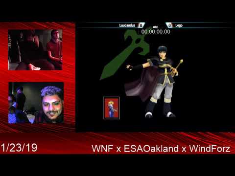 SSBM - WNF 1/23/2019 lego (Marth) vs. Laudandus (Sheik)