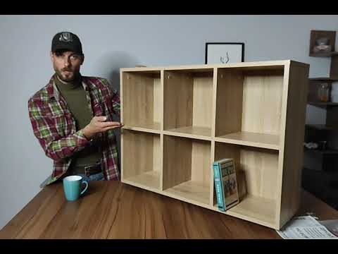Стеллаж 6 секций Том Полкер 'Калифорния', сборка