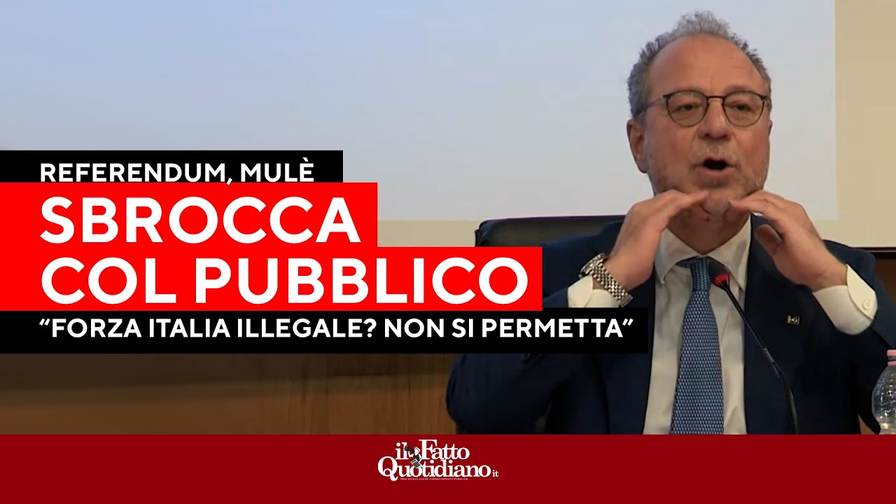 Referendum, Mulè sbotta: "Forza Italia illegale? La denuncio". E Conte lo punzecchia