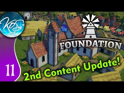 Foundation Ep 11: MONASTERY ON A BUDGET - First Look - Alpha, Let's Play, Gameplay