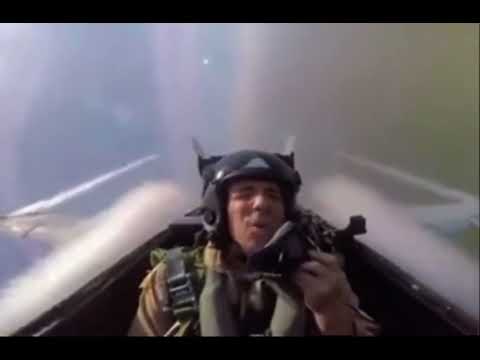 Singing Danger Zone while pulling 6.3 G’s