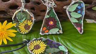 Beautiful Soft Soldered Broken Bowl Pendants