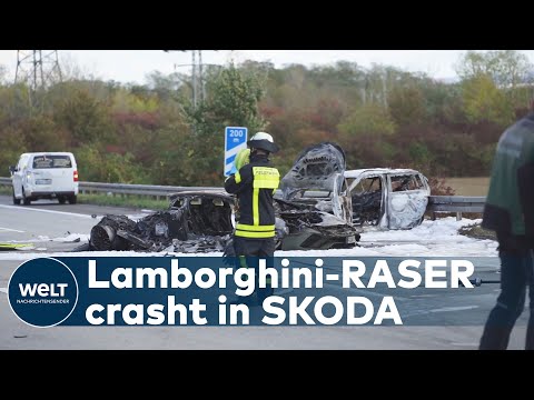 TÖDLICHER UNFALL AUF A66: Illegales Rennen - Lamborghini rast in Kleinwagen