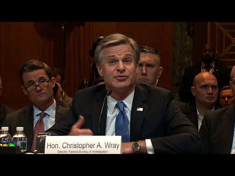 FBI Director Chris Wray said Tuesday that he does not consider court-approved FBI surveillance to be "spying" and said he has no evidence the FBI illegally monitored President Donald Trump's campaign during the 2016 election. (May 7)