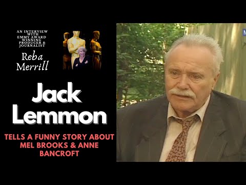 Jack Lemmon Tells a Funny Story About His Friends, Anne Bancroft & Mel Brooks