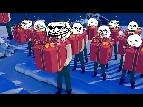 War with DEADLY GIFTS 💀🎁 | War in Totally accurate battle simulator ⚔🔥