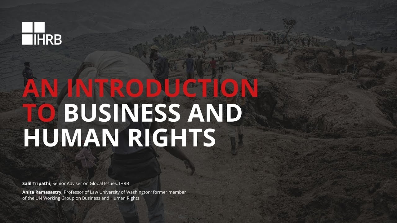 Introduction to business and human rights