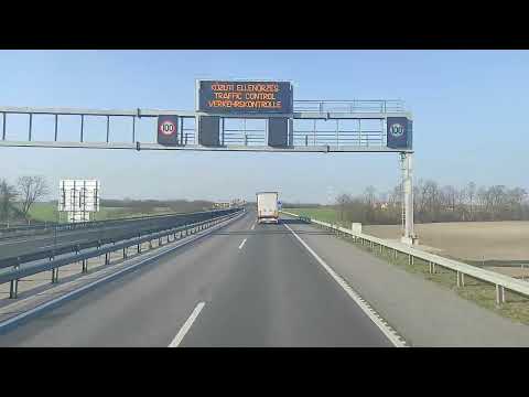 🇭🇺 Hungary: M15 Rajka || Direction Bratislava Slovakia || From Budapest Highway Europe 🌍