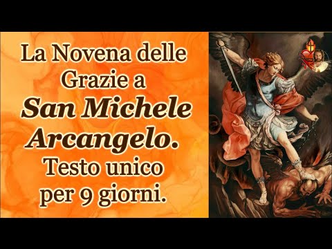 The Novena of Grace to Saint Michael the Archangel. Single text for 9 days.