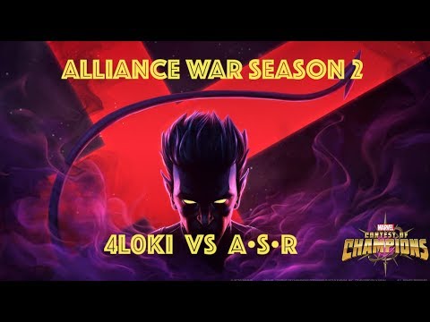 Alliance War S2 | MCOC - 4L0ki vs A•S•R  - Unleashing the STAR!