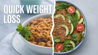 Quick and Easy Meals to Help You Lose and Maintain Weight Loss! 4 Quick Meals!