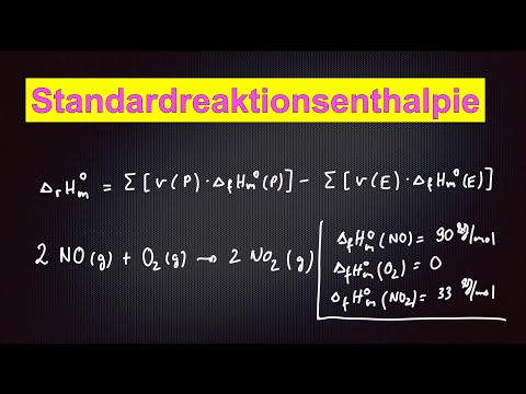 Enthalpie berechnen - Standardreaktionsenthalpie