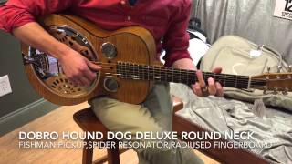 Video thumbnail for Dobro Hound Dog Deluxe Acoustic/Electric resonator Guitar w/ Fishman Electronics! by Morrell Music Company