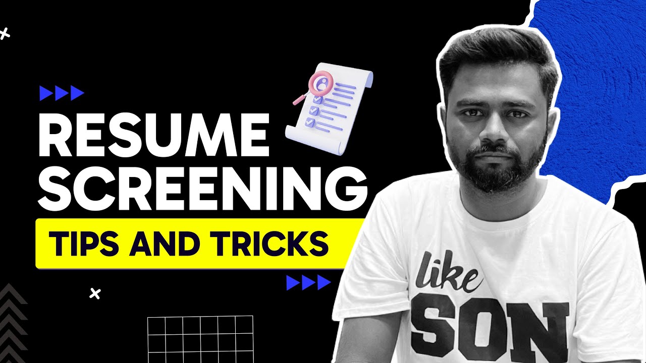 10 Resume Tips You Can't Ignore - Resume Screening Tips by a Recruiter