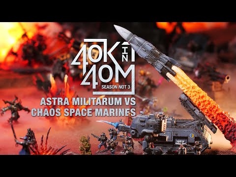 Black Legion vs Astra Militarum 1500pts a Battle of Lost Cadia. Warhammer 40k Battle Report.