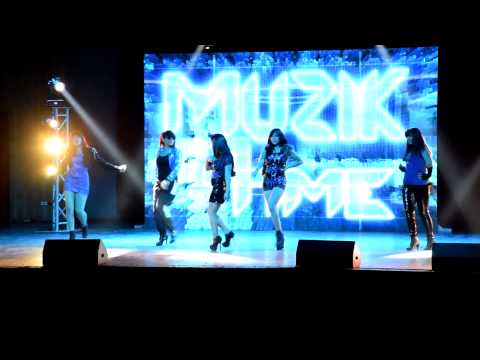 4TIME Cover 4MINUTE - Muzik Live 140816 [KPOP World Festival en CHILE NCC 2014]