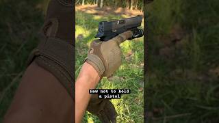How not to hold a pistol #tactical #grip #cod #fast #teach #train #training #wrong #nope #warzone