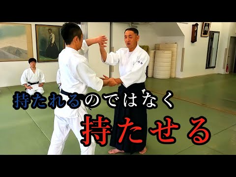 内野正義師範　四方投げにおける初動の崩しについて