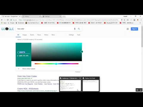 Python Tkinter Gui Tutorial 04 Hex Colors
