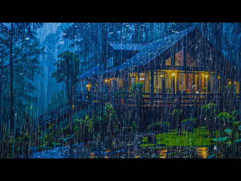 Rain Sounds for Sleeping - Nature Sounds of Rain and Thunder for Fast Sleep, Meditation, Study