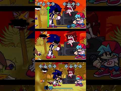FNF sonic exe mod V1,V2,V3 (2) #fnf #fnfmod #sonicexe