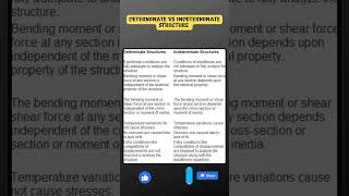 Determinate Vs indeterminate structure//@civilknowledgedictionary
